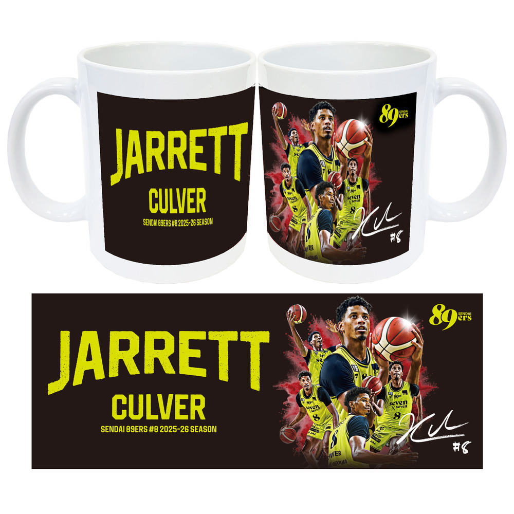 【MyPLAYER COLLECTION 2025-26】マグカップ #8 ジャレット・カルバー 詳細画像 #8 ジャレット・カルバー 1